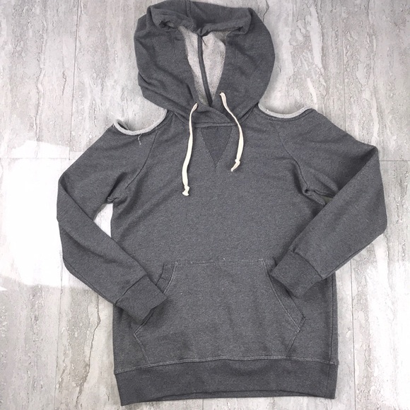 Jake & Rae Cold Shoulder Sweat Shirt - Picture 3 of 8